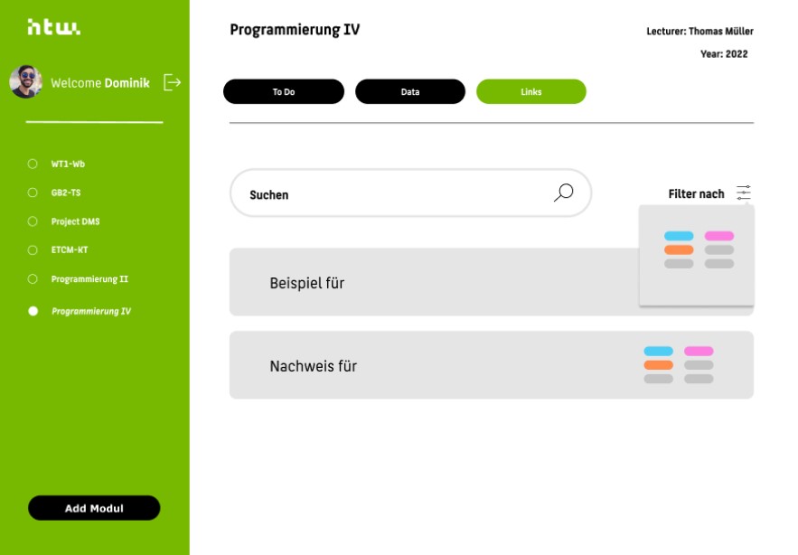 Figma Prototyp Links