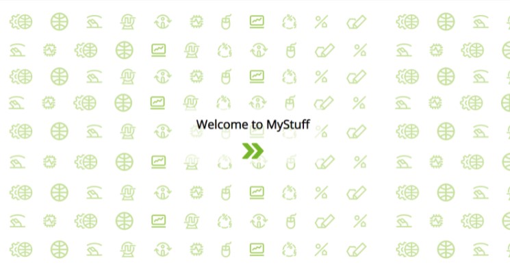 Welcome-Seite
